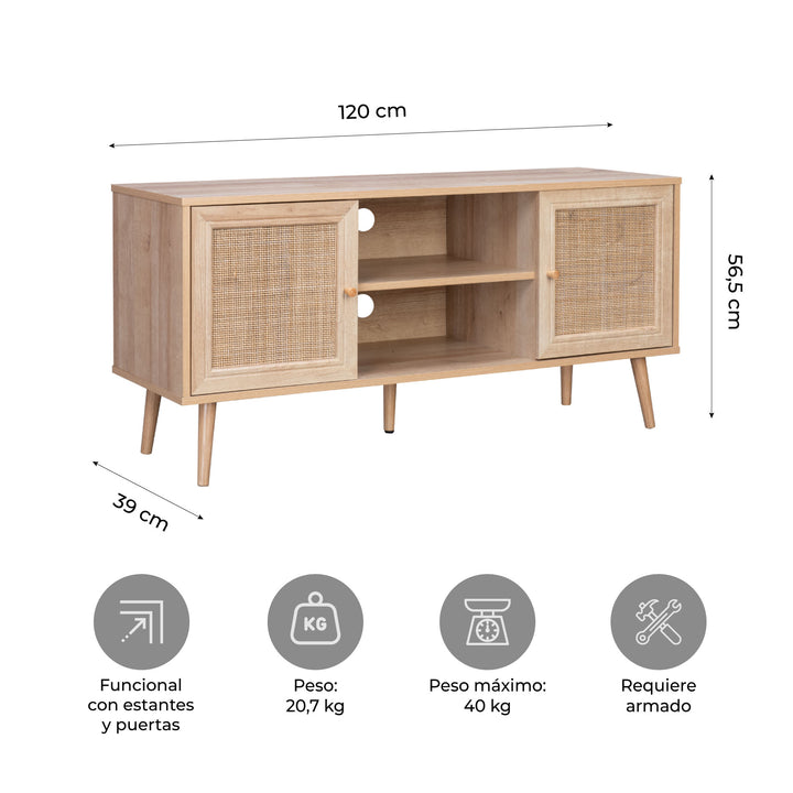 Rack de TV Bombai 120 cm