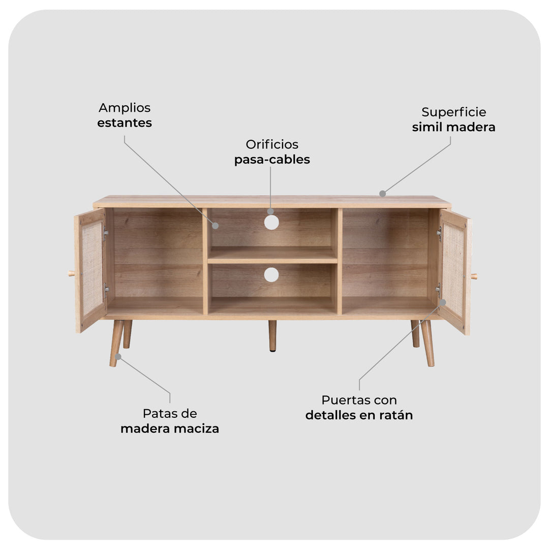 Rack de TV Bombai 120 cm