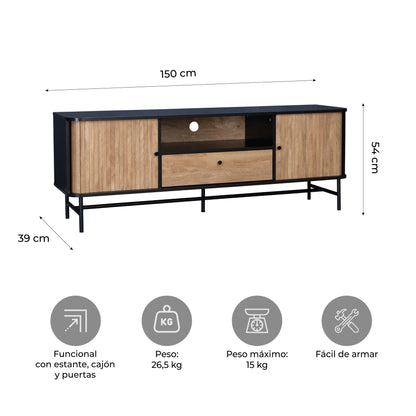 Rack de TV  Charcoal