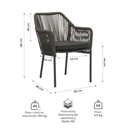 Silla de Exterior Davao-G
