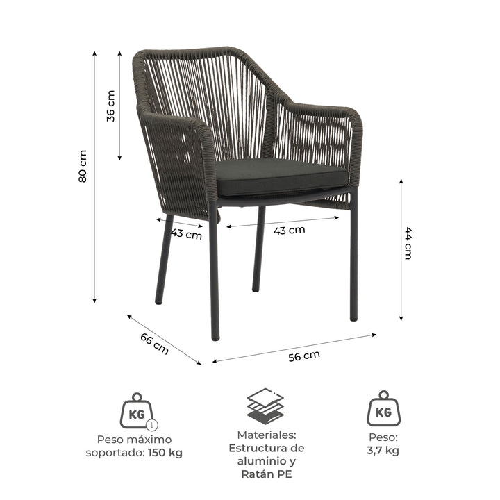 Silla de Exterior Davao-G