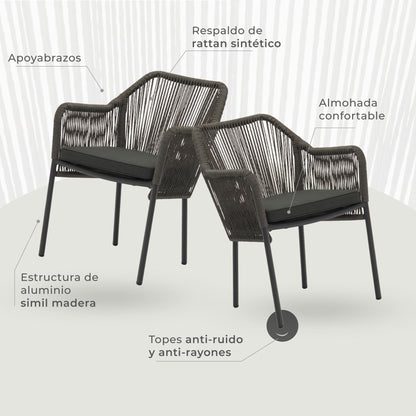 Silla de Exterior Davao-G