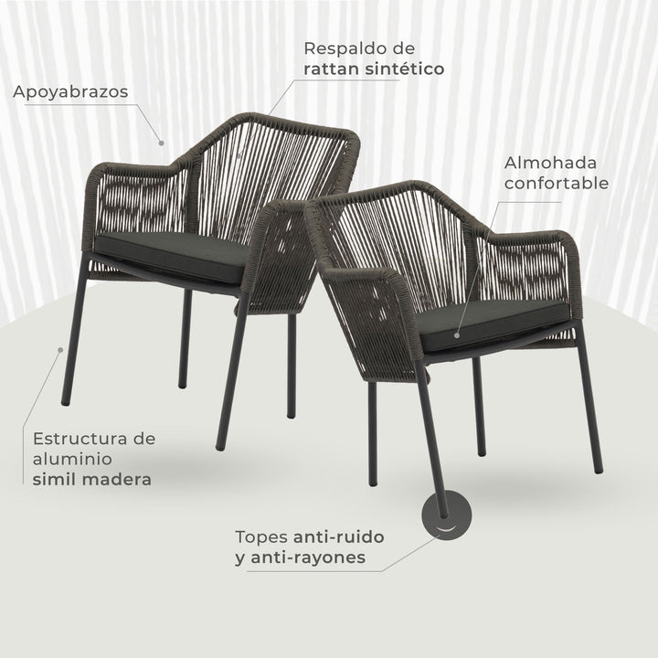 Silla de Exterior Davao-G