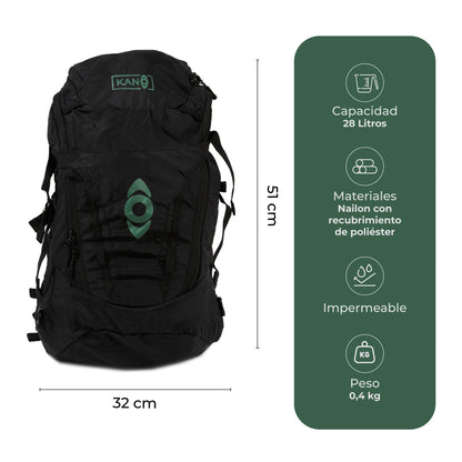 Mochila Outdoor 28L Laguna Verde