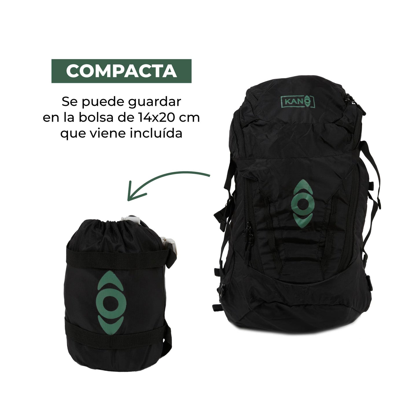 Mochila Outdoor 28L Laguna Verde