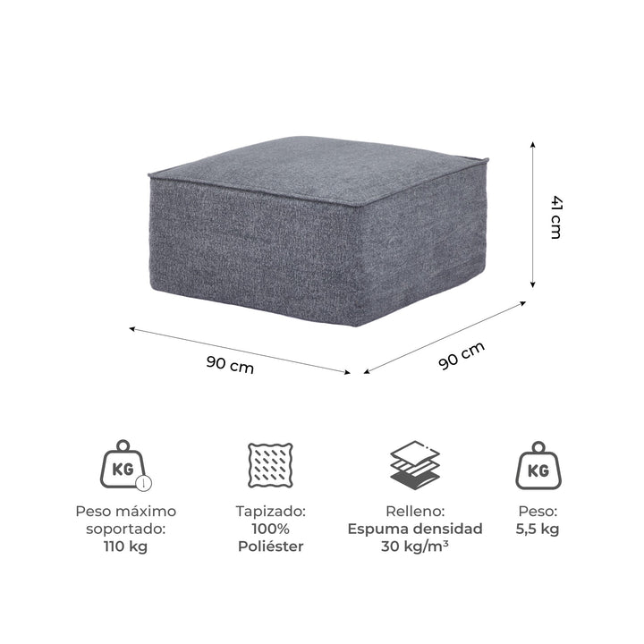 Módulo Otomano Sillón Comprimido Kora