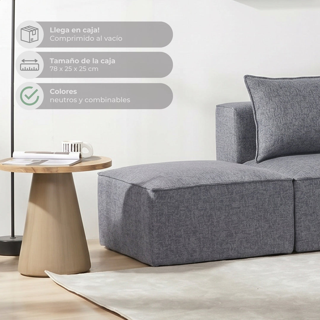 Módulo Otomano Sillón Comprimido Kora
