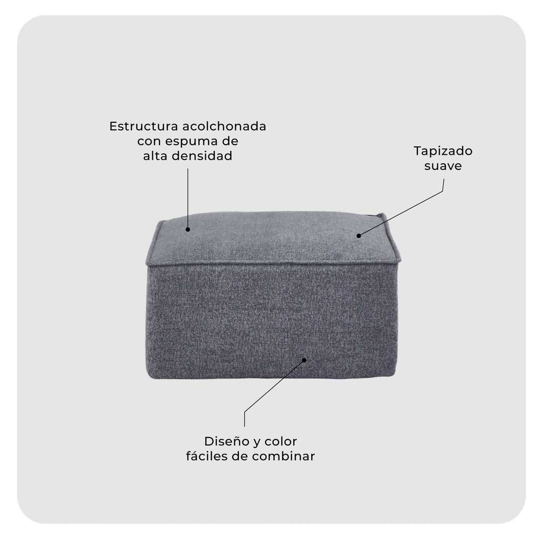 Módulo Otomano Sillón Comprimido Kora