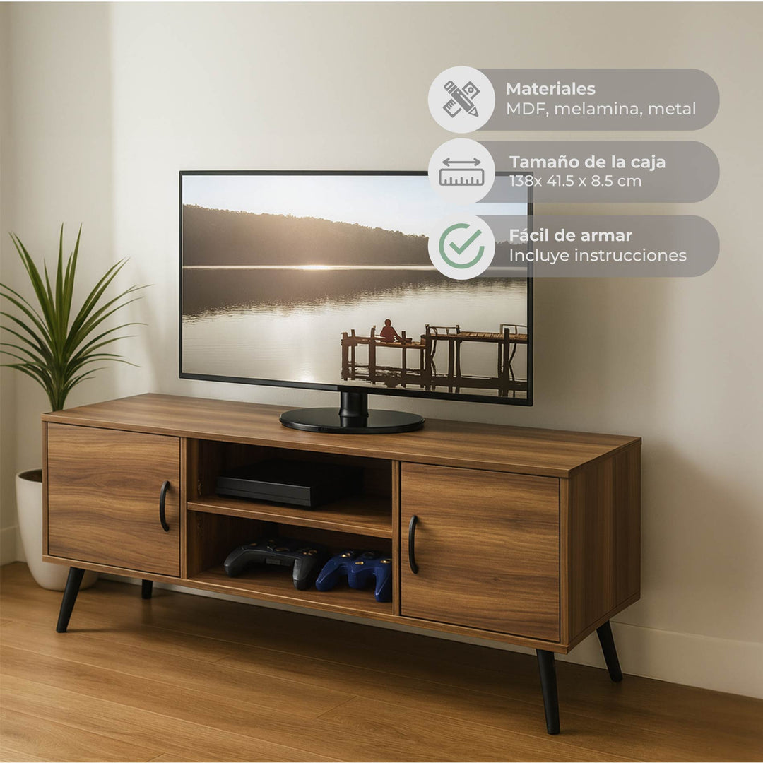 Rack de Tv Lucca Marrón