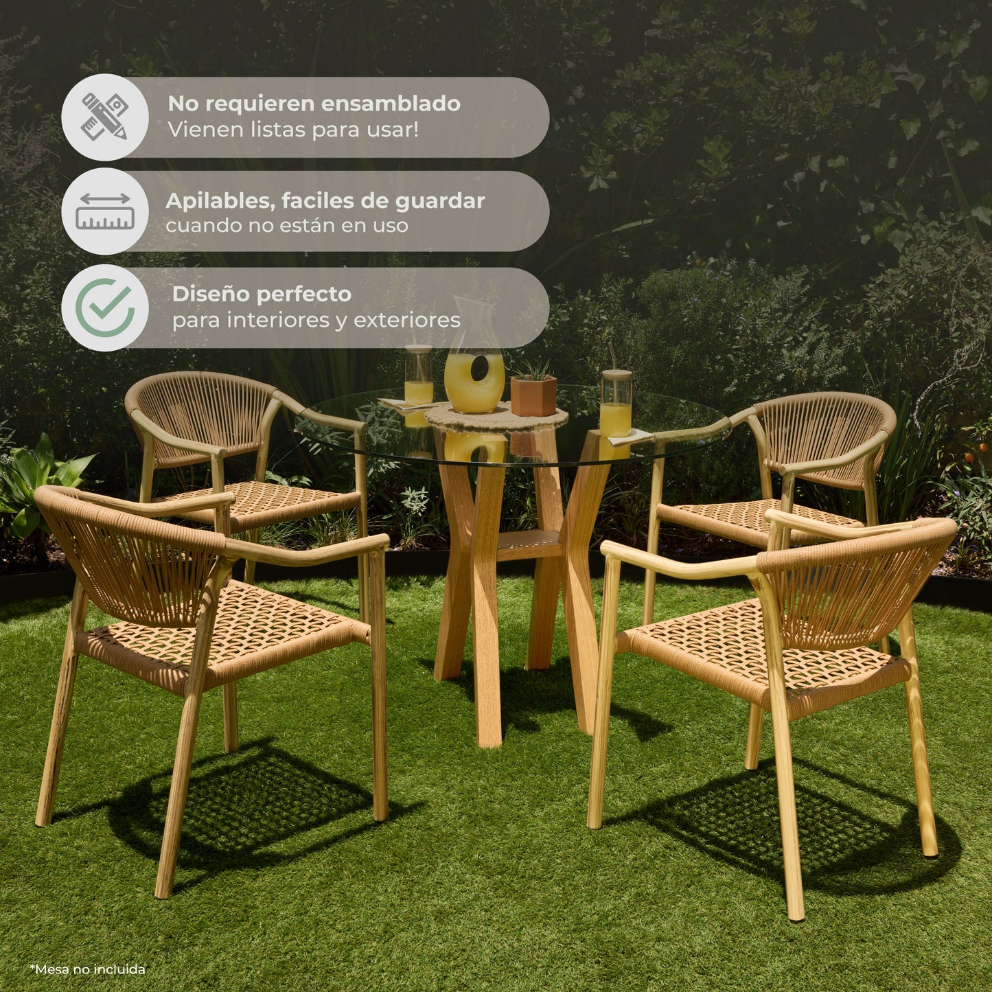 Silla de Exterior Makassar