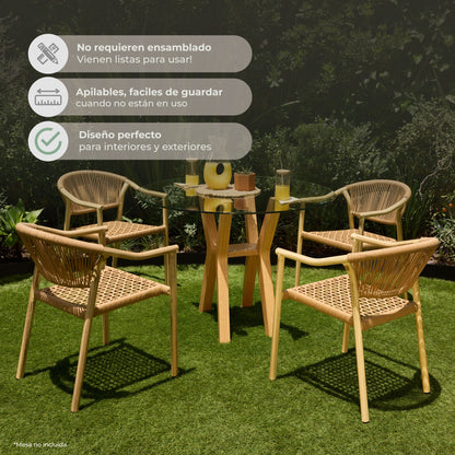 Silla de Exterior Makassar