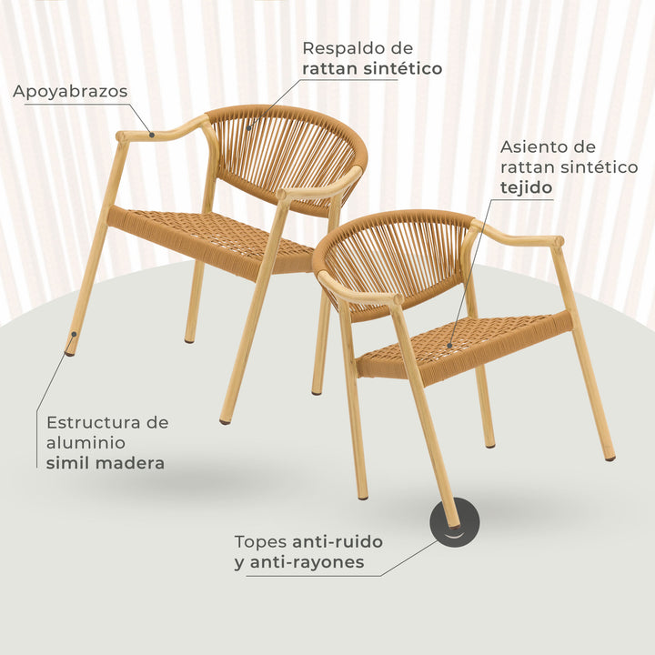 Silla de Exterior Makassar