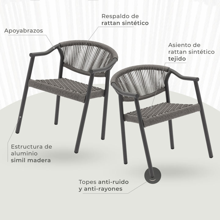 Silla de Exterior Makassar-M