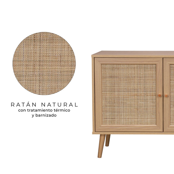 Vajillero de Ratán Maui 140 cm