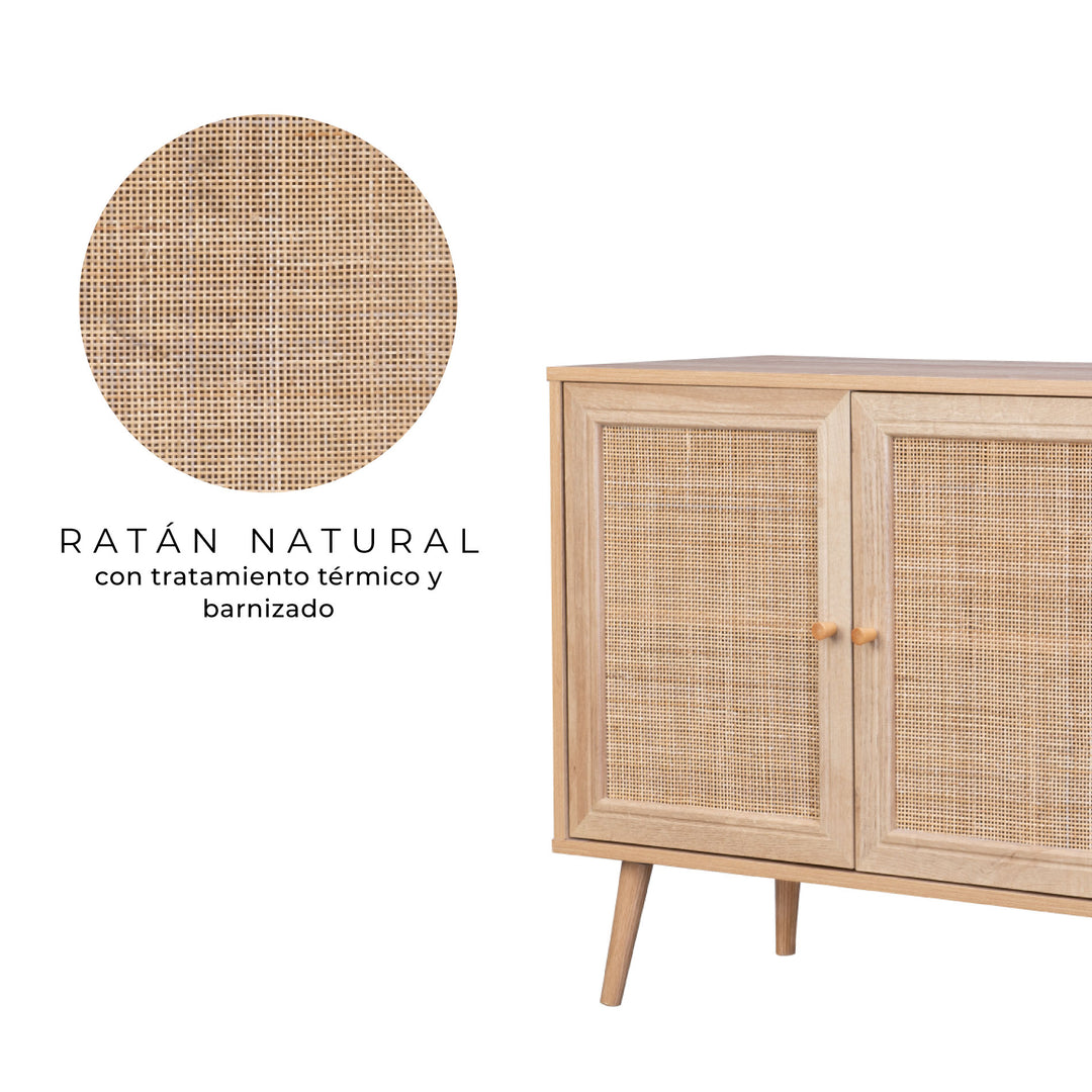 Vajillero de Ratán Maui 120 cm