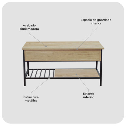 Mesa Ratona Elevable Metamorfia