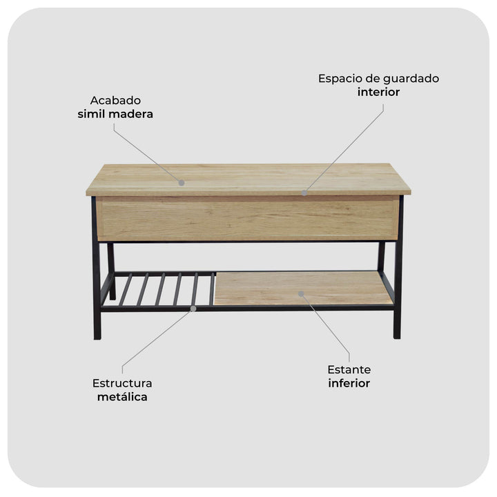 Mesa Ratona Elevable Metamorfia