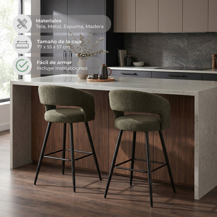 Set x2 Banquetas Altas Bristol