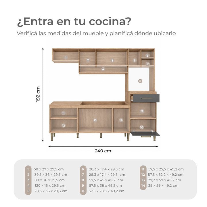 Mueble de Cocina Cúrcuma