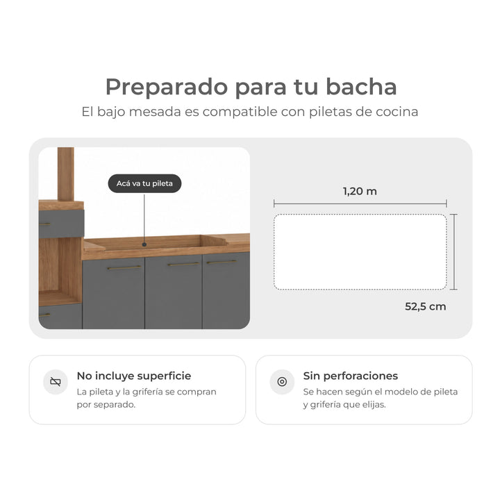 Mueble de Cocina Cúrcuma