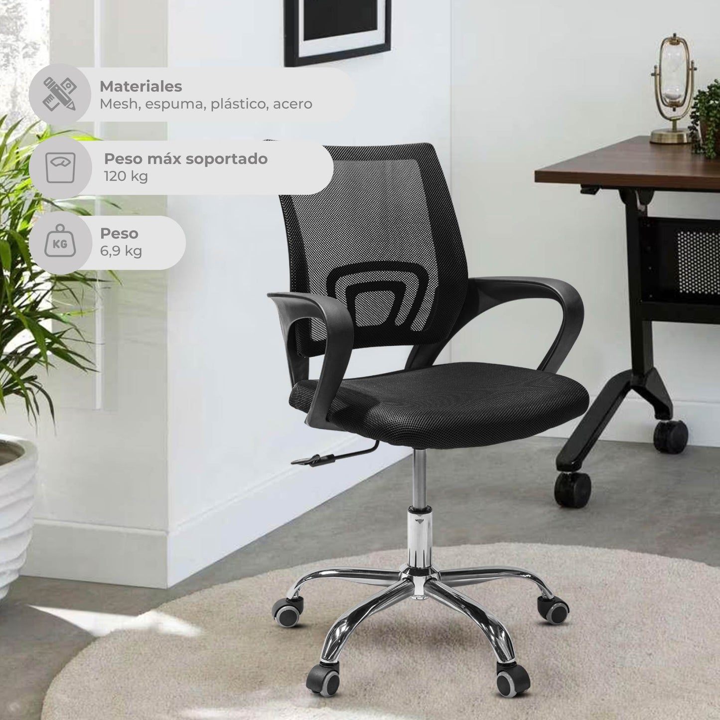 Silla de Escritorio Ergonómica Mesh