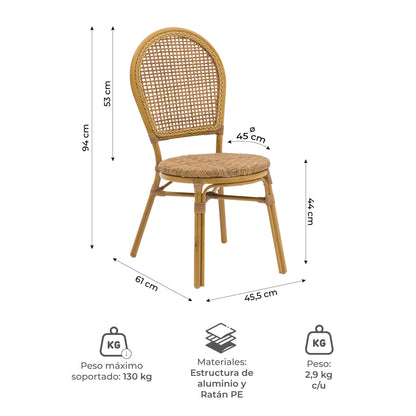 Silla de Exterior Kina