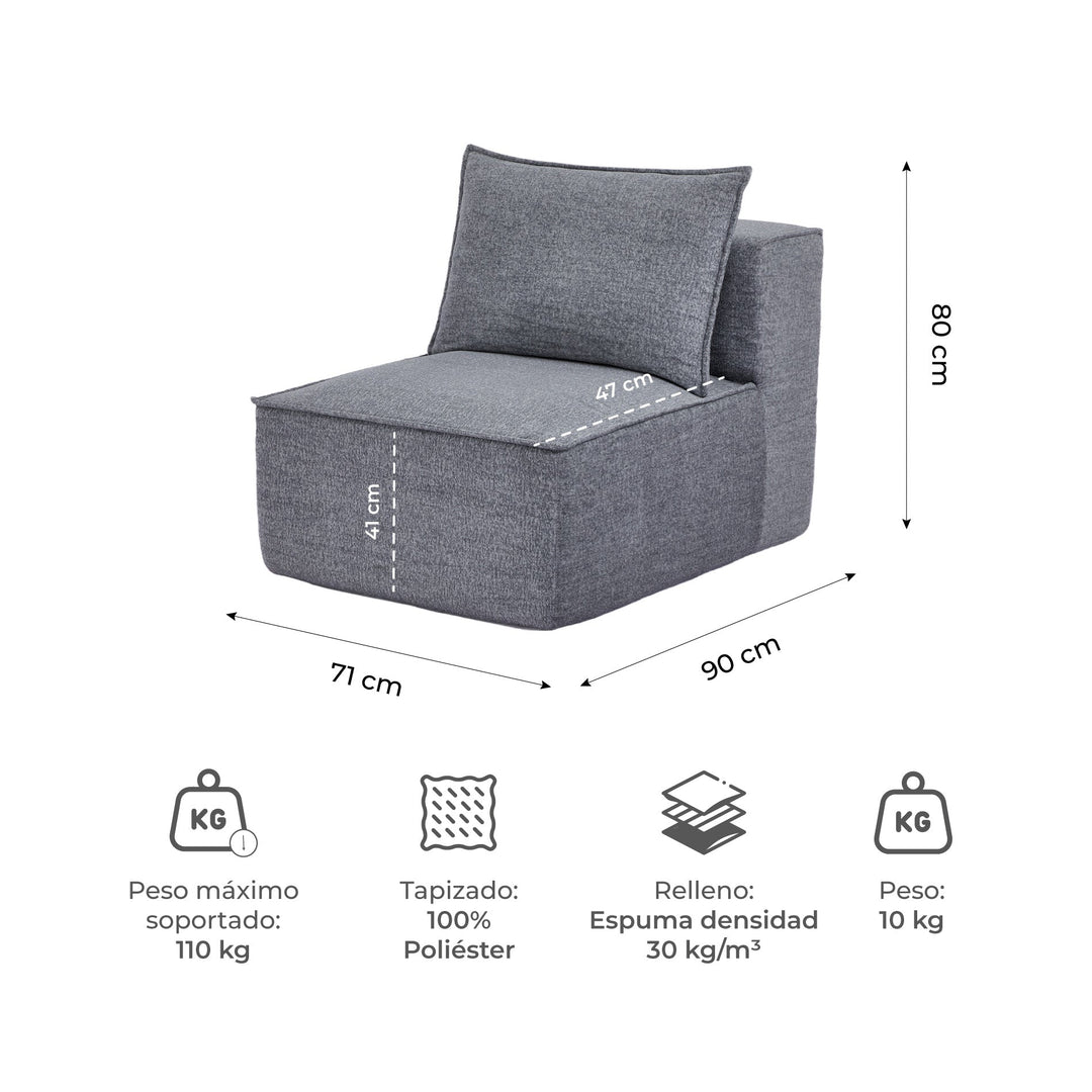 Módulo Sillón Comprimido Kora