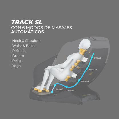 Sillón Masajeador Reclinable Zero Gravity Blanco