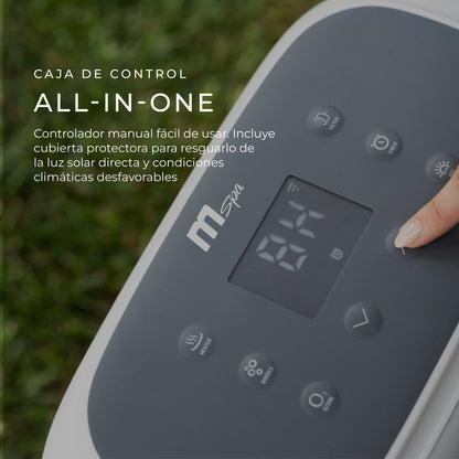 Spa Hidromasaje Exterior Tuscany 6 Frame