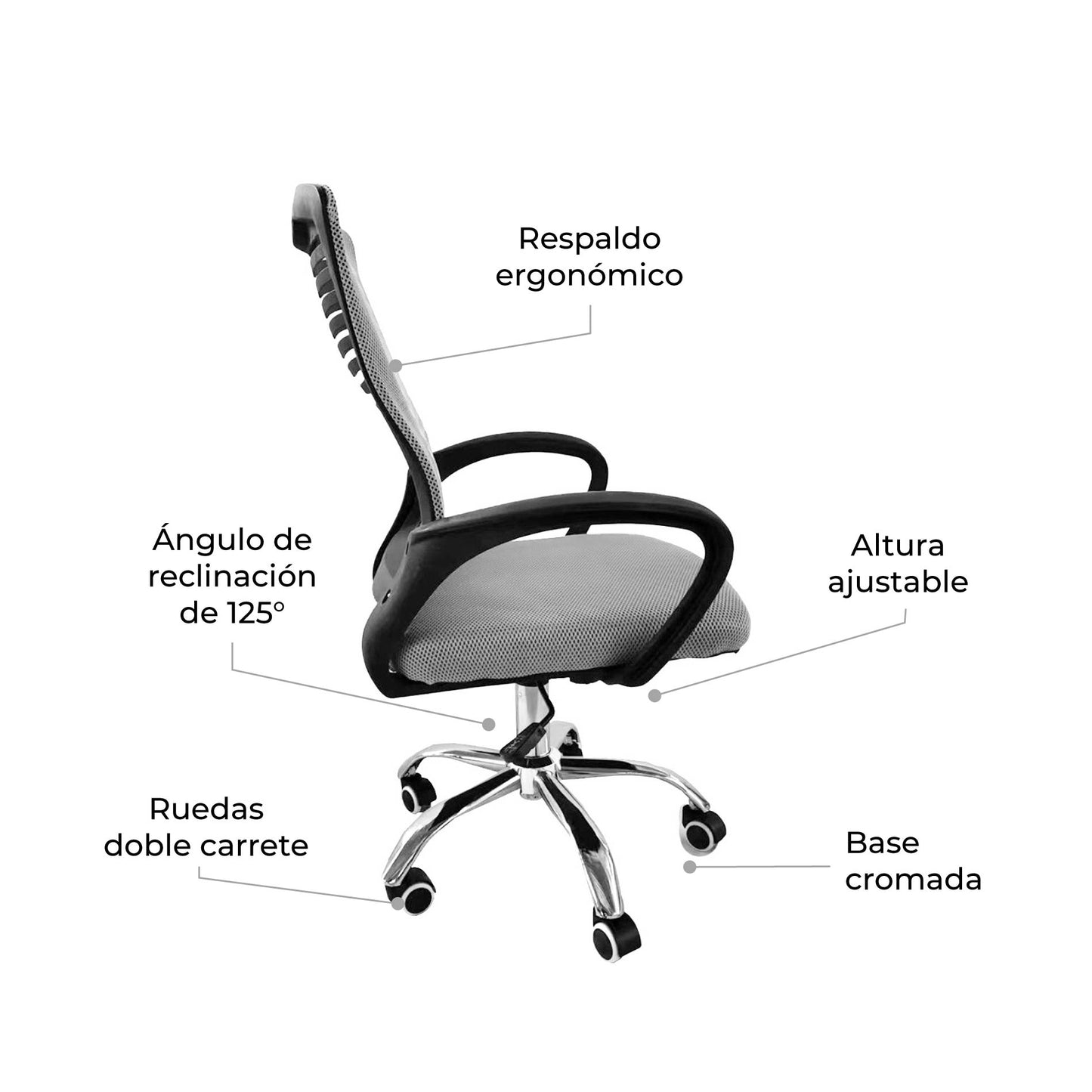 Silla de Escritorio Ergonómica SILL-C2G