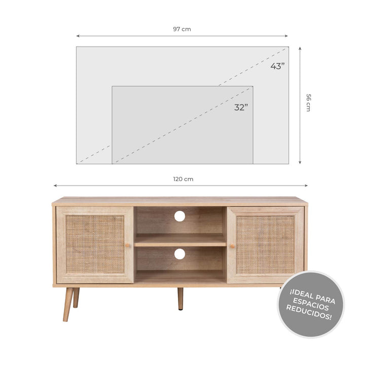 Rack de TV Bombai 120 cm