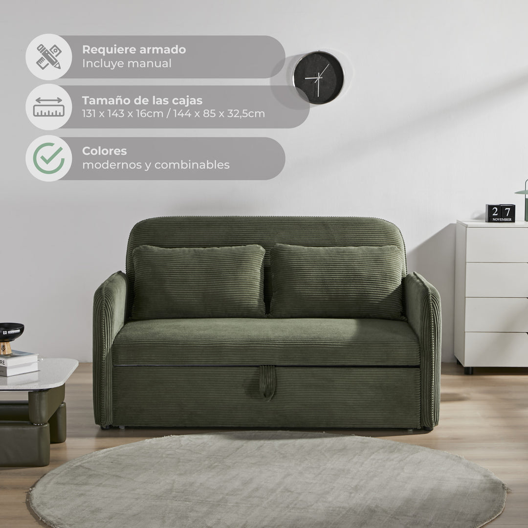 Sofá Cama 2 Cuerpos Vittore