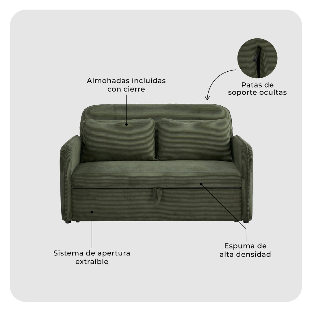 Sofá Cama 2 Cuerpos Vittore