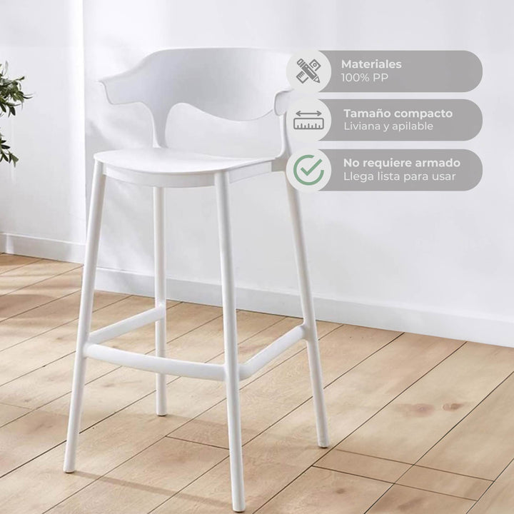 Banqueta  Alta Esparta con Protección UV
