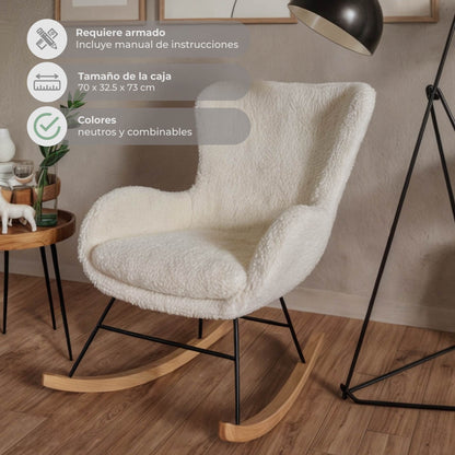 Sillón Mecedor Tavia Beige