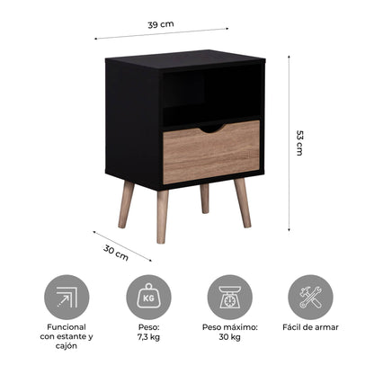 Mesa de Luz Tromso Black