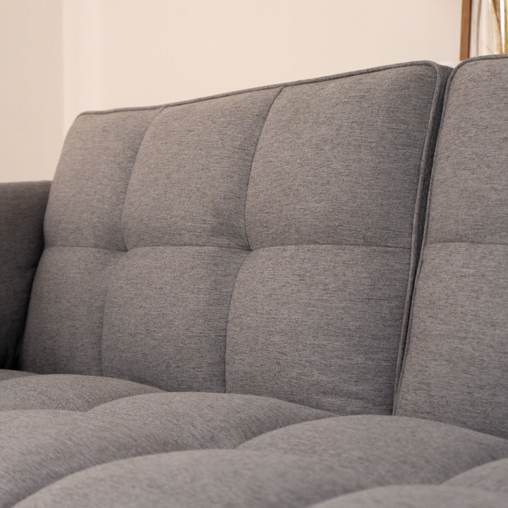 Sofá Cama 3 Cuerpos Buher Gris