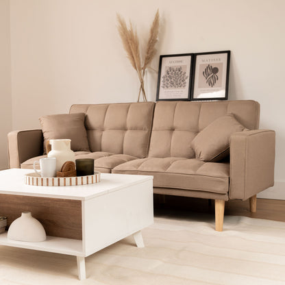 Sofá Cama 2 Cuerpos Fiano Beige