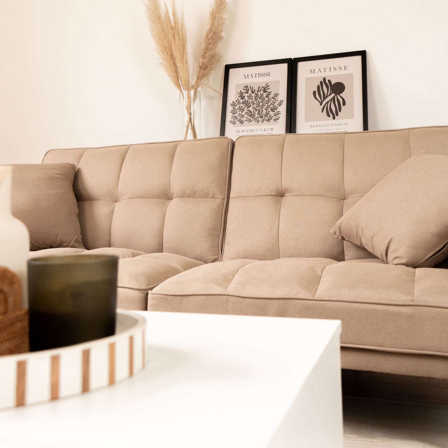 Sofá Cama 2 Cuerpos Fiano Beige