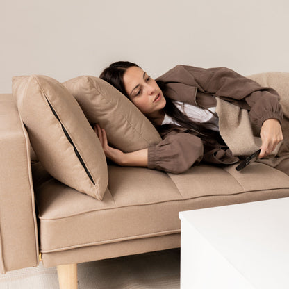 Sofá Cama 2 Cuerpos Fiano Beige