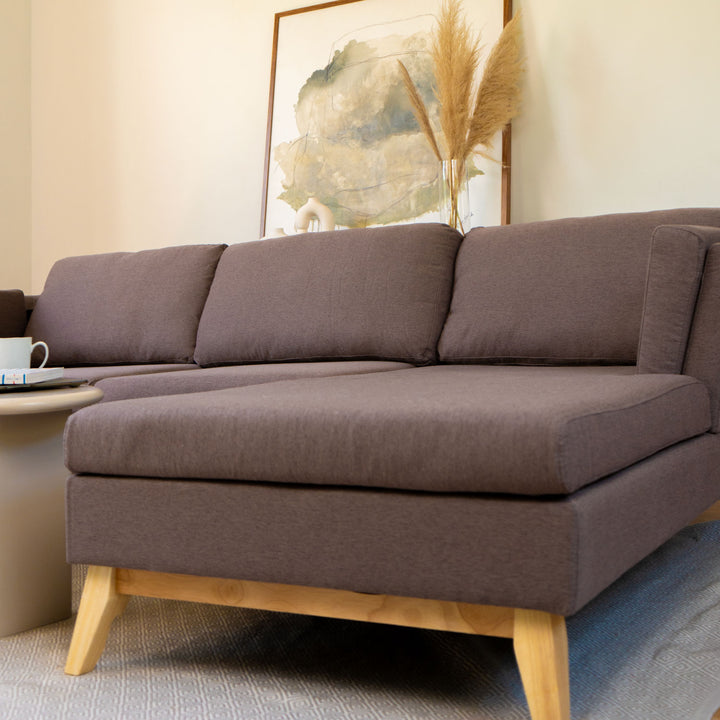 Sillón 3 Cuerpos en L Albano Marrón