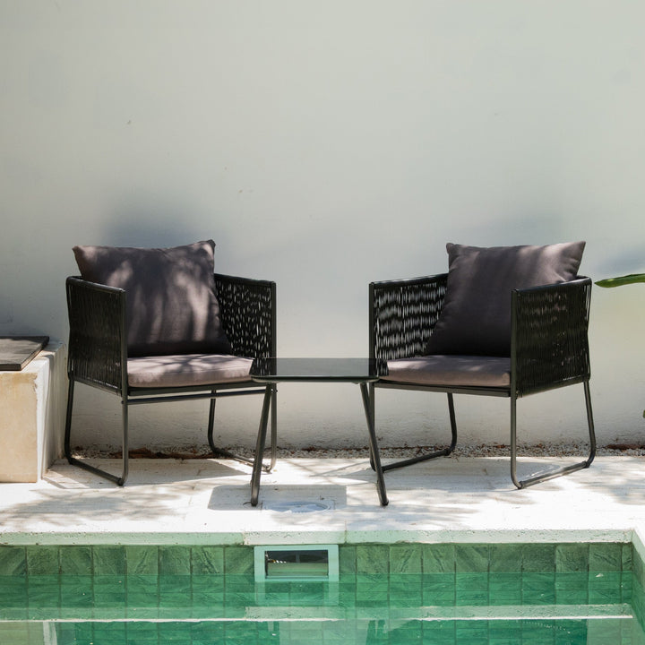 Set Exterior de Sillas y Mesa Kiri