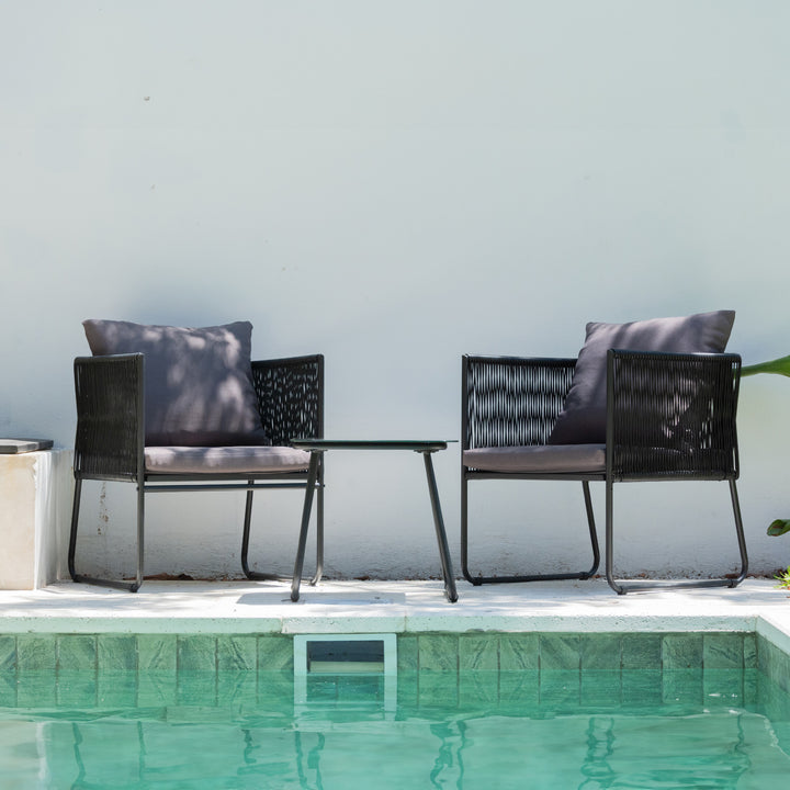 Set Exterior de Sillas y Mesa Kiri