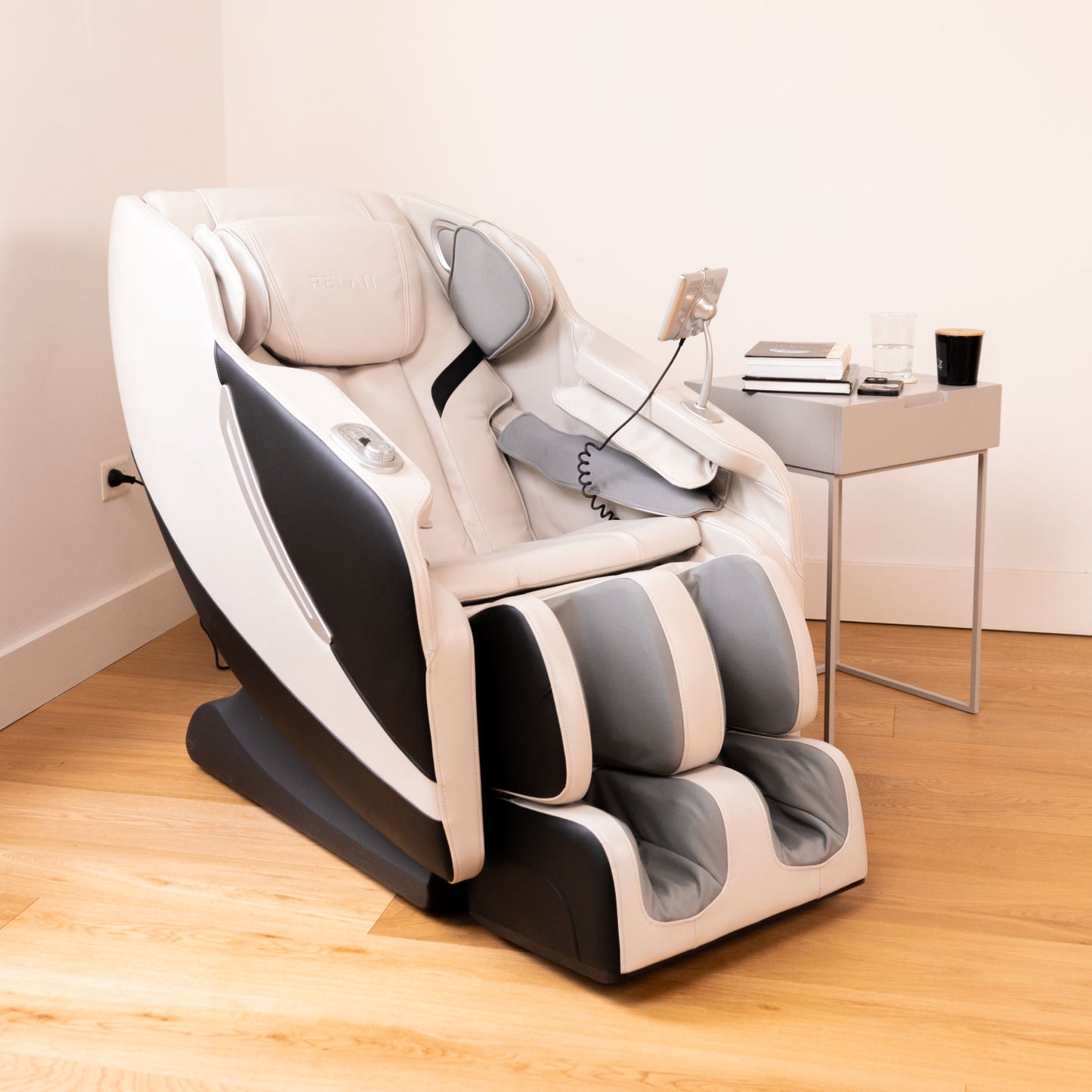 Sillón Masajeador Reclinable Zero Gravity Blanco