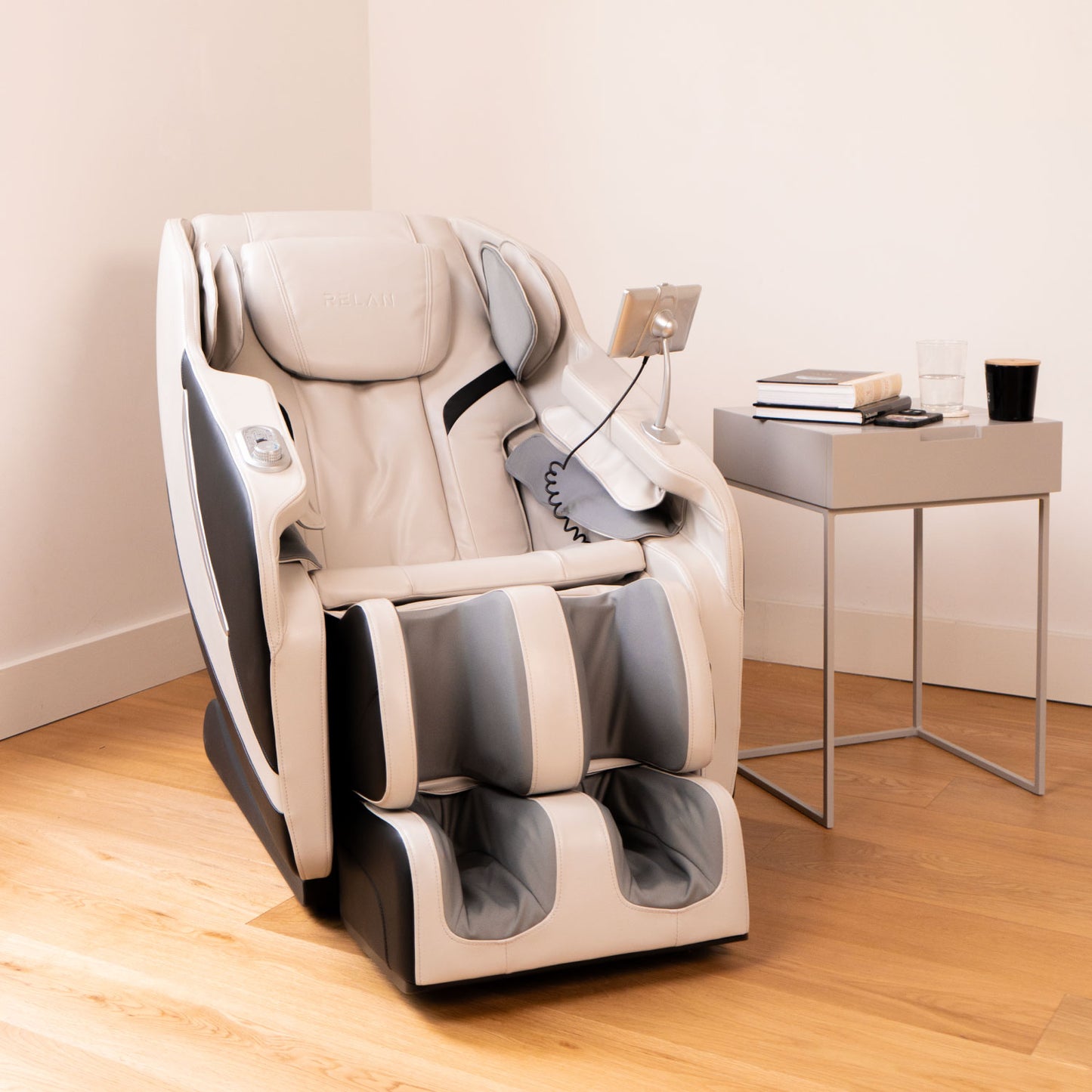 Sillón Masajeador Reclinable Zero Gravity Blanco