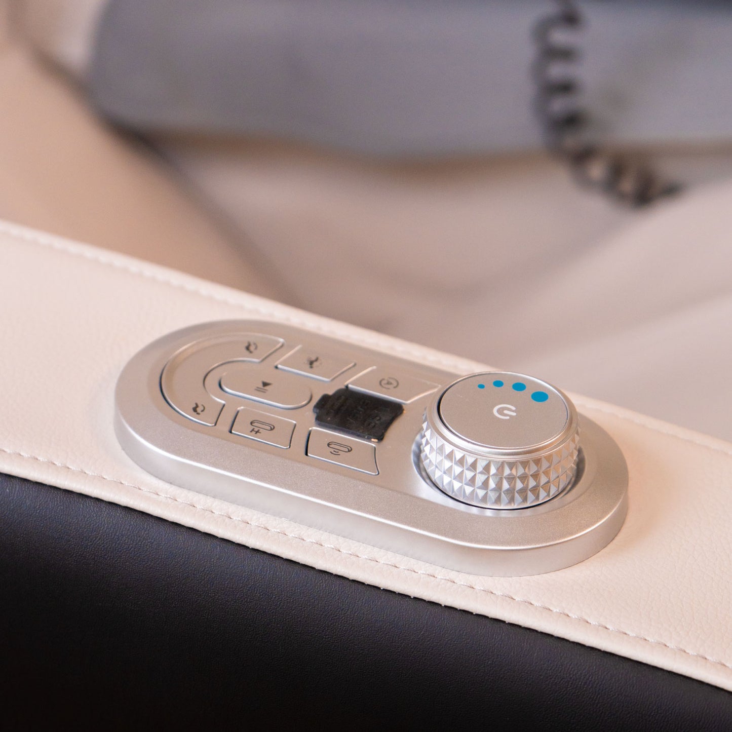 Sillón Masajeador Reclinable Zero Gravity Blanco