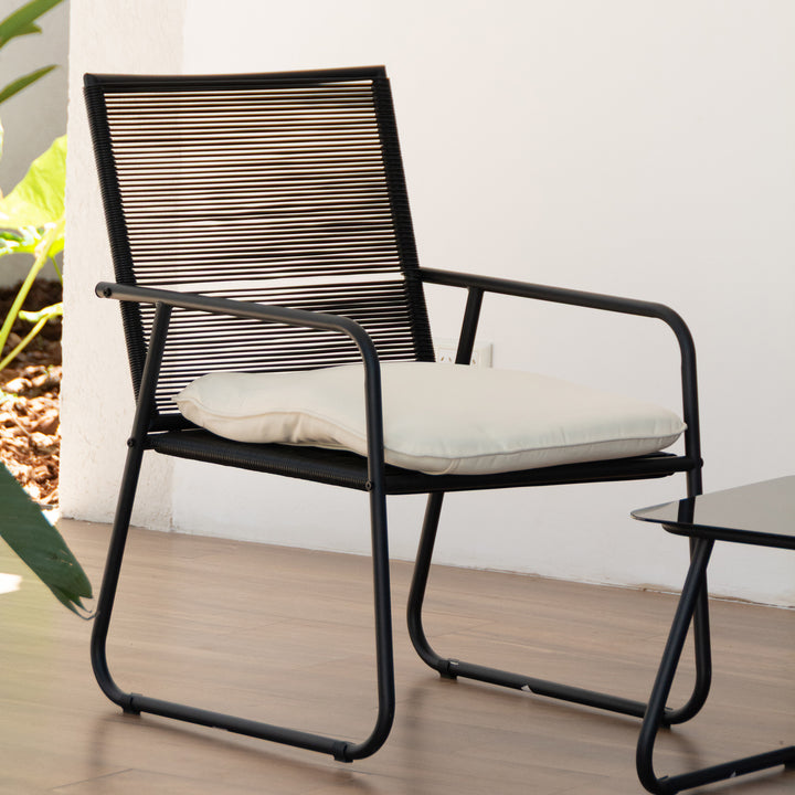 Set Exterior de Sillón Sillas y Mesa Ruko