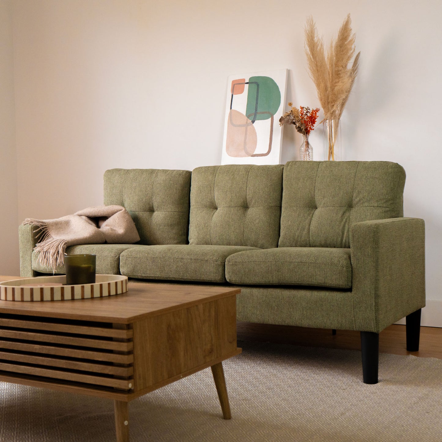 Sillón 3 Cuerpos Sutri Verde