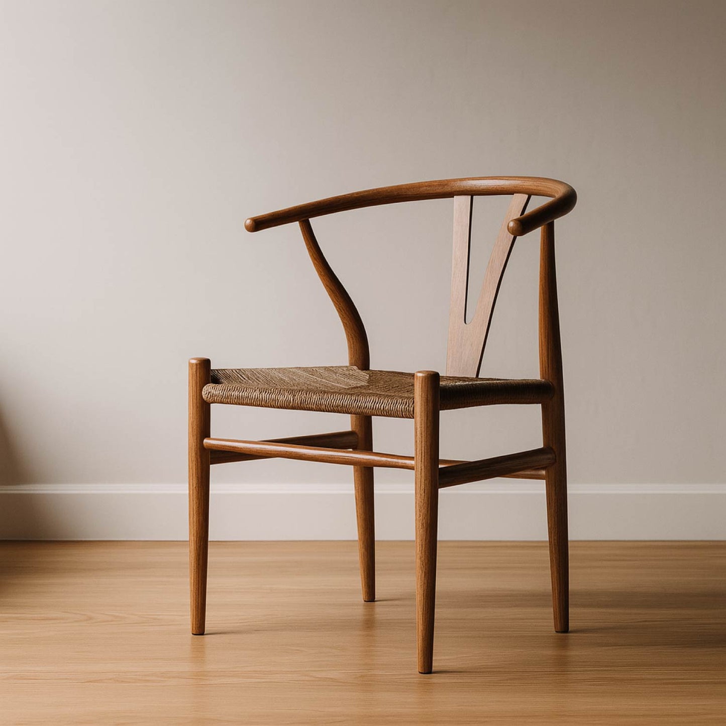 Set x2 Sillas de Comedor Makati Estilo Wishbone