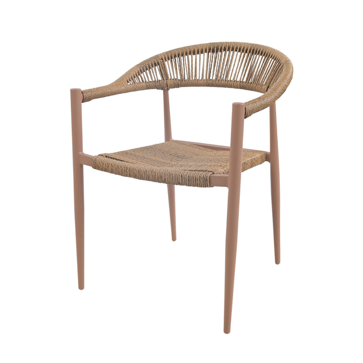Silla de Exterior Malaki Marrón